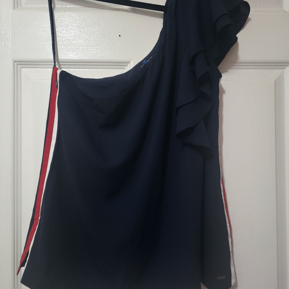 Tommy Hilfiger Elegant Blue Blouse